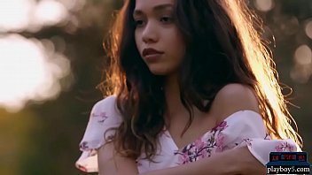 Petite Body Filipina Teen Model Strips Naked Outdoor