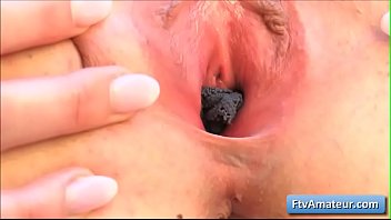 Sexy Horny Teen Brunette Amateur Brooke Finger Fuck Her Juicy Pussy Outside And Insert Her Panties Deep Inside Her