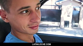 Latinleche - Sweet Boy Sucks Cameraman' Cock In A Car For Some Cash