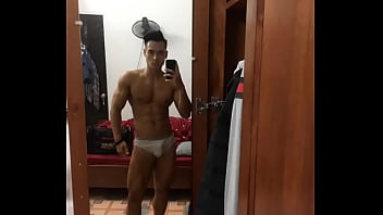 Vietnamese Handsome Man' Jerking His Cock Off