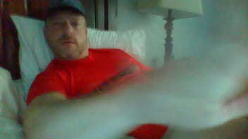 Jock Dad Stroking In Red