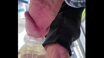 Fill A Bottle With Hot Piss
