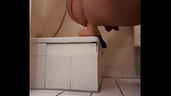 Hot Guy In Red Tanga Rides On Dildo