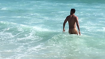 Naked On The Beach At Rio De Janeiro