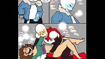 Sans Catches Papyrus _ Frisk _fighting_ Comic Dub (ft. Zenzer0 _ Magicalmysticva)
