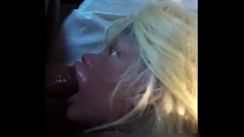 Intruder Enter Inside A Famous Blond Journalist Room And Facefucked Her Filming Himself From His Phone Point Of View