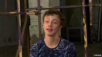 Bdsm Anal Sex And Blowjob With Blindfolded Restrained Twink