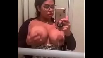 Sexy Geek _zhana_ Sheila Ortega Touches Herself In Train Bathroom!