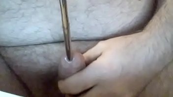 Me Sounding My Cock.