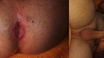 Anal Gaping With Big Dildo And Cumshot