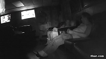 Amateur Girlfriend Passed Around In Adult Theatre