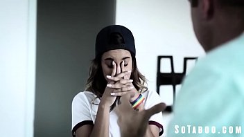 Ignorant Guy Tries Converting Lesbian Stepsis Straight - Uma Jade