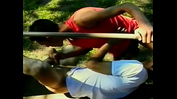 Young Brazilian Curly Chocolate Bandit Wellington Helps His Mate To Get The Philosophy Of Back-in Parking