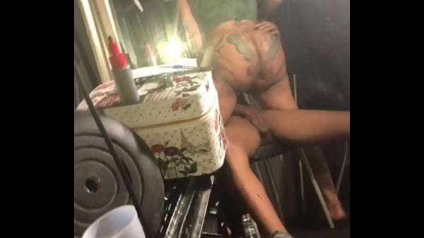 Tatted Ebony Gives Head
