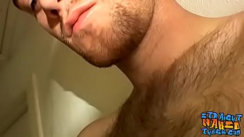 Straight Guy Bryce Corbin Tugs His Erect Cock And Cums