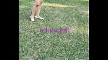 Rupali On A Walk In The Open Area