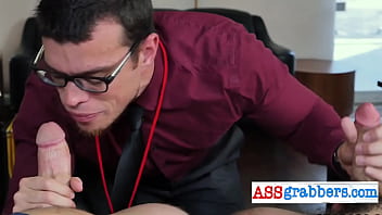 Hardcore Bareback Sex At The Office