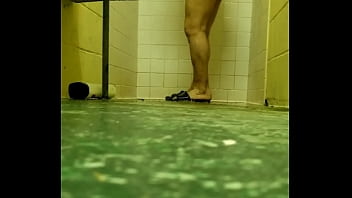 Straight Married Guy Spied While Showering