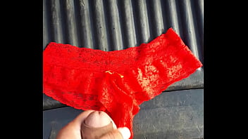 Calcinha Vermelha Rendinha