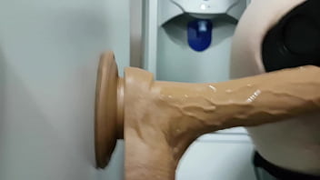 Me Fucking Myself With A Dildo And A Buttplug At The Same Time At Work