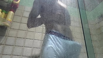 Banho De Cueca Branca - teen, cock, masturbation, gay, 18yo, novinho, magrinho - Video 2993562