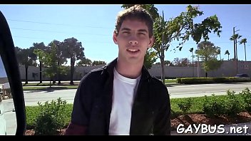 Lusty Transaction With Youthful Homosexual - anal, blowjob, bus, gay - Video 3033063