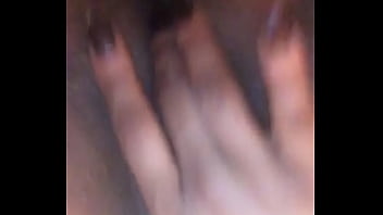 Thick Chocolate Amateur Spreads Pussy Lips