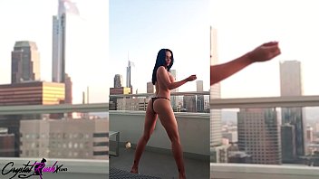 Hot Brunette Teasing Perfect Body And Play Pussy - Outdoor