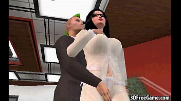 This Sexy 3d Brunette Babe Is Fucked And She Gets Eaten Out