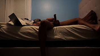 Fit Black Teen Strokes His Bbc When He' Home Alone