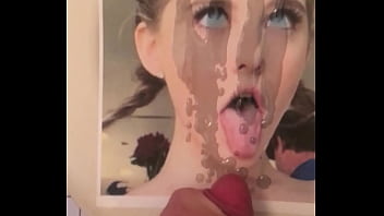 Blowing A Monster Facial Tribute All Over Slutty Pornstar Melody Marks