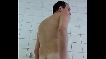 Swim Club Showers - asshole, shaved, public, gay, uncut, showers, exhibition, big-cock, soloboy, swimmer, locker-room, s - Video 3030782