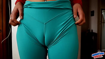 Incredible Ass And Cameltoe Teen Gaping Pussy.