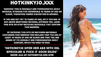 Hotkinkyjo Open Her Ass With Xxl Speculum And Fuck It 40cm Deep With Dildo