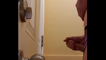 Sexy Cd Lingerie Jerking Outside