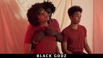Blackgodz - Derek Cline Gets Barebacked By A Black God