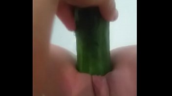 Squirting With A Cucumber