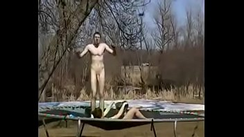 Backyard Trampoline Sex