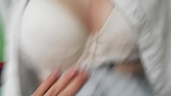 Antagonista Purpura Cabalga Con Su Lindo Uniforme De Colegiala