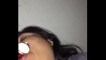 Latina Bbw From Dallas, Sucking A Glass Dildo