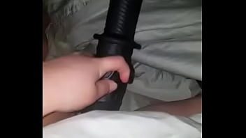 Taking 10 Inch Black Dildo