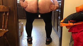 Sissy Old Man Shakes His Ass