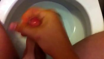 Stroking My Rock Solid Cock