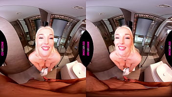 Vrconk Cute Blonde Chick Sucking Your Dick After Shower