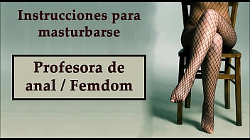 Profesora Española De Anal. Joi Femdom. _hipnosis? _sin Manos?