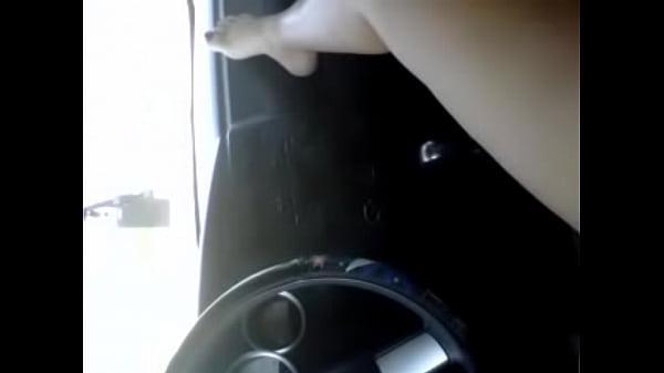 Hot Masturbation In Car, Off The Main Road