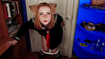 Pretty Fingering Narrow Vagina And Sucking Dildo - Closeup