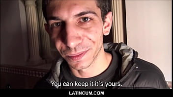 Straight Amateur Scruffy Latino Boy Gay For Pay With Big Dick Filmmaker Pov