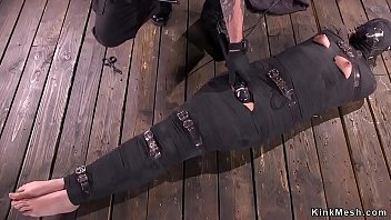 Strapped In Device Bondage Babe Fingered