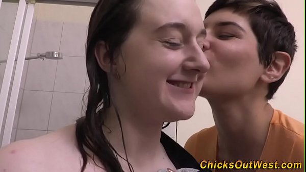 Hairy Lesbian Gets Pussy Fingered